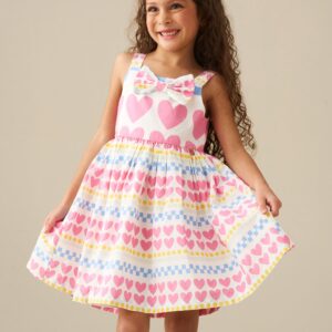 Maddie Heart Print Dress
