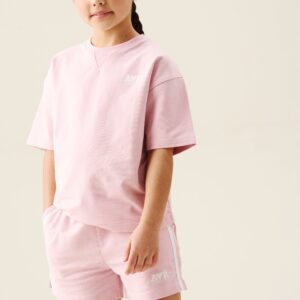 Romy Pink Boxy Short Sleeve Sweat