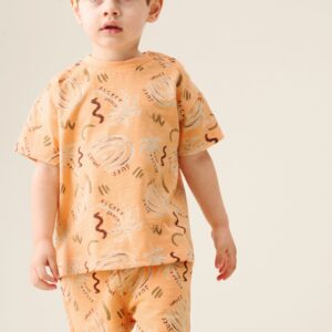 Kylo Oversized Palm T-shirt & Short Set